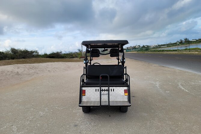 4Seater UTV Golf Cart in Grand Turk - The cart itself: more useful than a basic rental