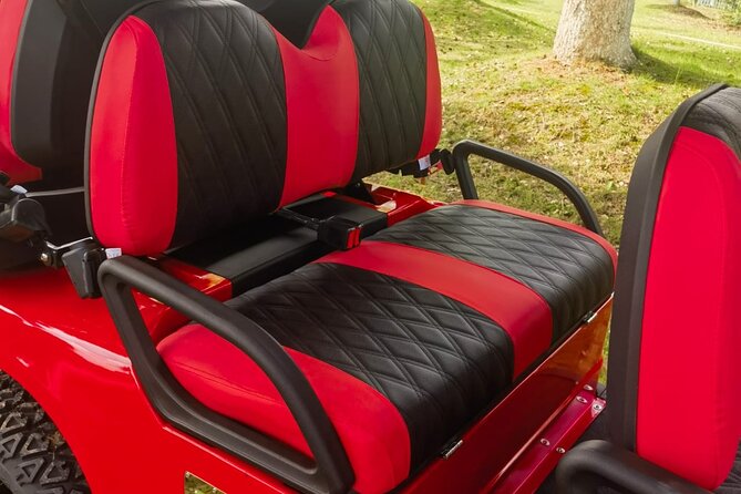 6 Seater Luxury Golf Carts Rental in Grand Turk - What you get in the six-seat luxury cart