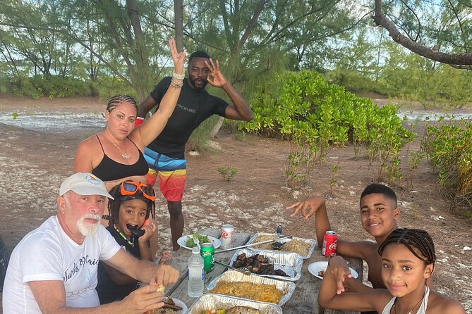 8HR Catch and Grill in Turks and Caicos Islands - Fort George Cay and the grilled catch