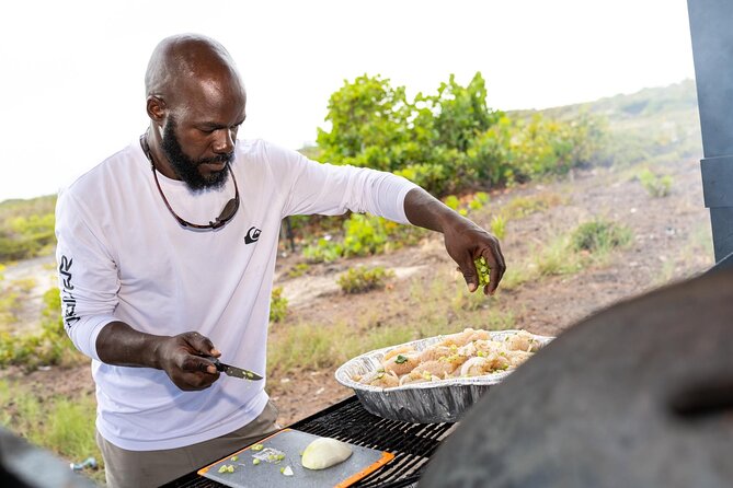 All Day Adventure with a Beach BBQ Feast from Providenciales - First snorkel at Leeward Reef