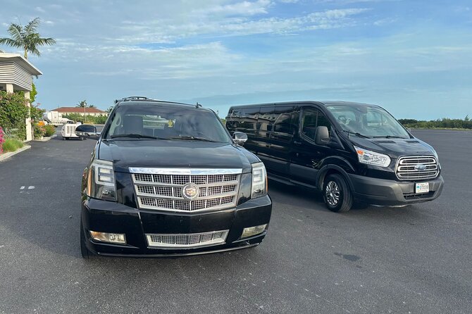 Caicos Elite Transportation TCI - What the Departure Ride Includes