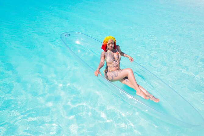 Clear Kayak Photoshoot Turks and Caicos - What the 30-minute clear kayak session is really for