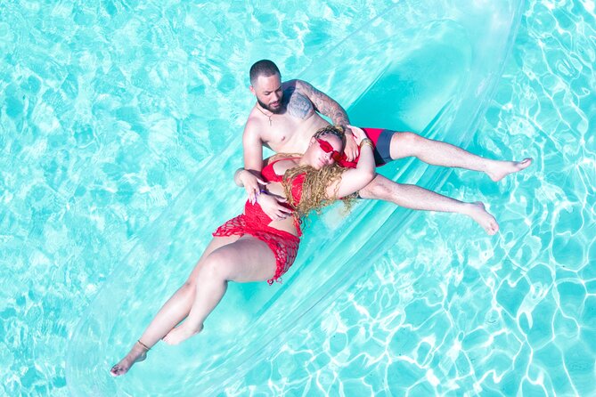 Couples Clear Kayak PhotoShoot Grand Turk Island - Meeting at Local Village Cruise Port