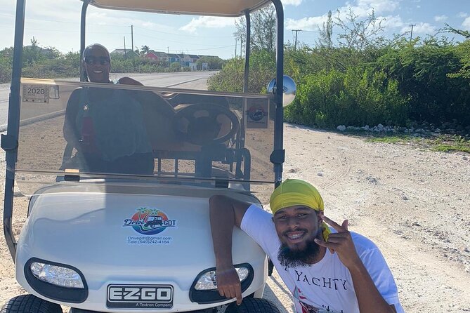 Drive GDT - Golf Cart Rentals - Walking from the ship to the Drive GDT stand