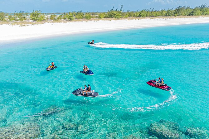 FAMOUS SHIPWRECK, Tiki Bar & Iguana Island Private Jet Ski Tour - Half Moon Bay and the iguana stop