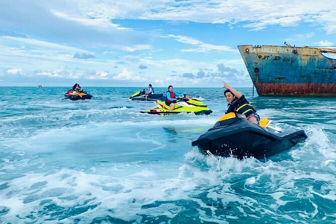 FAMOUS SHIPWRECK, Tiki Bar & Iguana Island Private Jet Ski Tour - Guides can make the difference