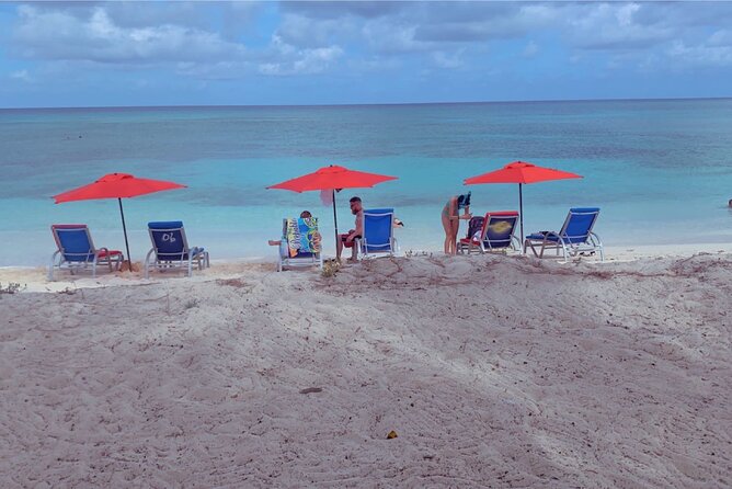 Fun day at Private Beach Bar&Grill/Grand Turk - Meeting outside the Carnival cruise port