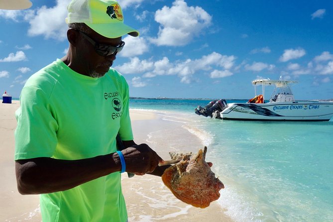 Gibbs Cay Stingray and Conch Dive Adventure - The conch stop gives the outing local flavor