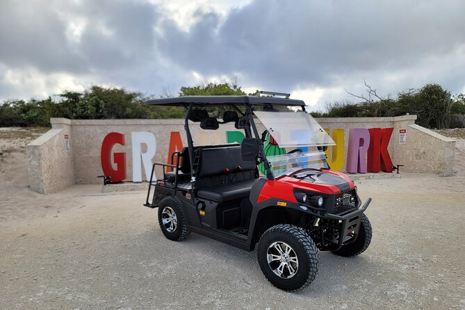 Golf Cart Island Tour in Grand Turk - Front Street and the west shoreline