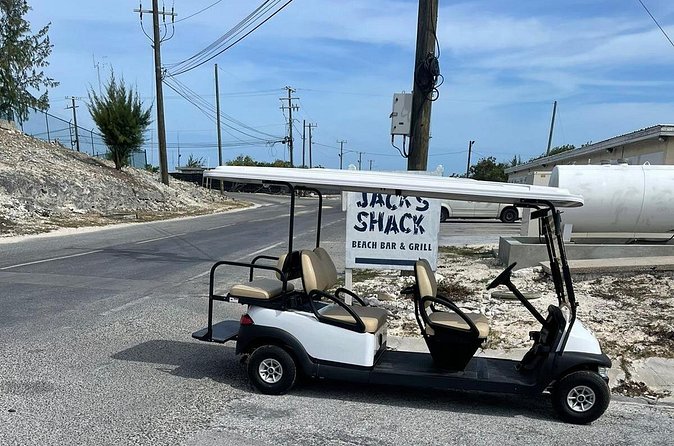 Golf Cart Rental in Grand Turk (6-seater) - Building a seven-mile island route