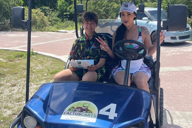 Grand Turk Golf Cart Rentals (CACTUS CARTS) - Walking from the cruise port to Cactus Carts