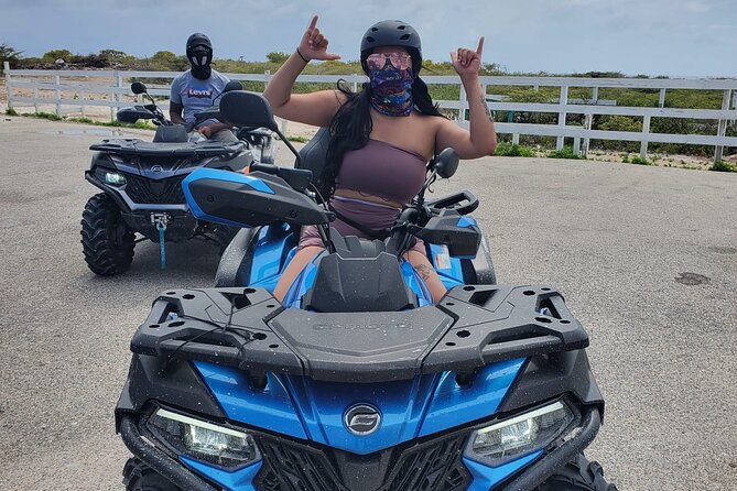 GRAND TURK: Luxury ATV Adventure Tour - The Jerk Food Stop and Refreshments
