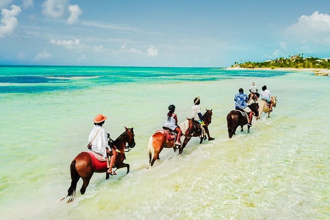 Group Beach and Ocean Horseback Adventure in Providenciales - Key things to know before you book