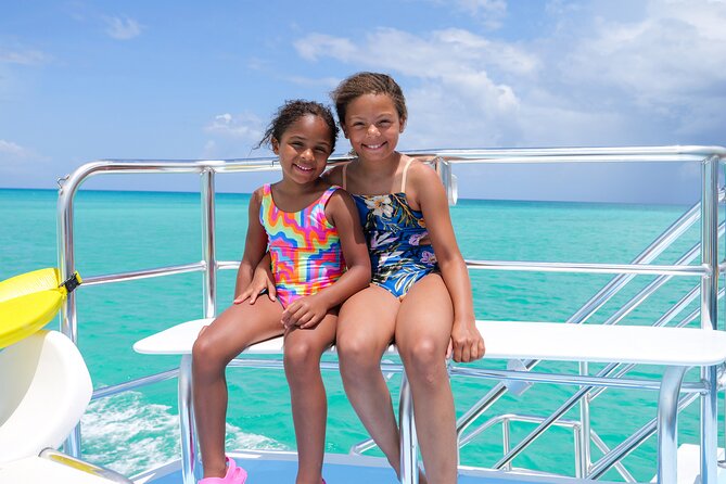 Half Day Private Boat Charter at Grace Bay, Providenciales - Boat time for children, parents, and cautious swimmers