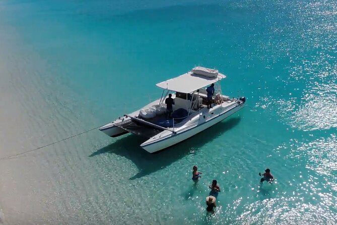 Half Day Private Charter of the Caicos Cays - Setting out aboard the 35-foot Catalyst