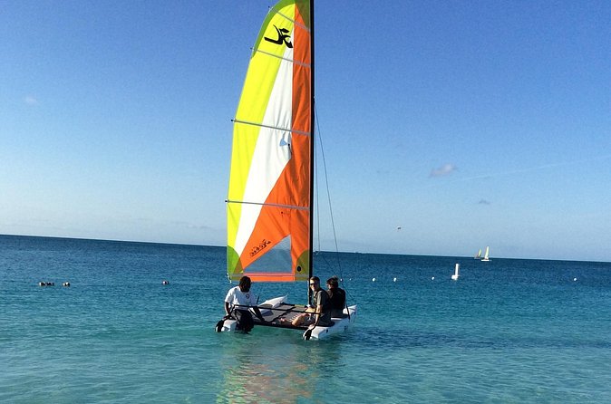 Hobie Cat Sailing Lesson - Taking the helm instead of riding along