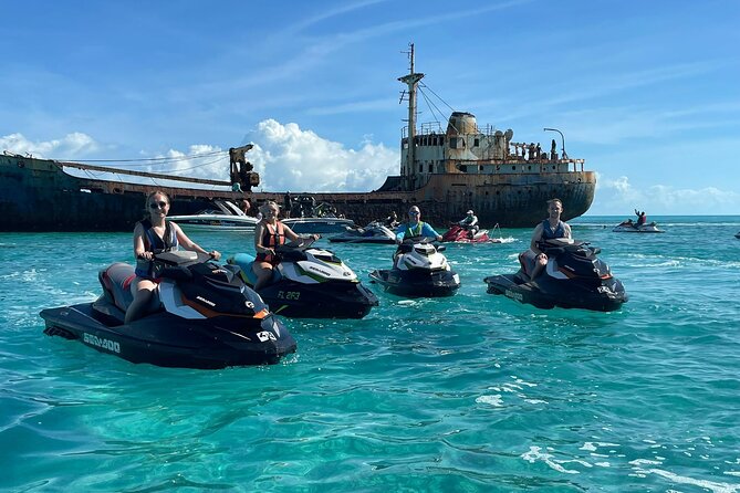 Jet Ski Tour or Jet Ski Rental in Providenciales - Riding out from Sapodilla Bay Beach