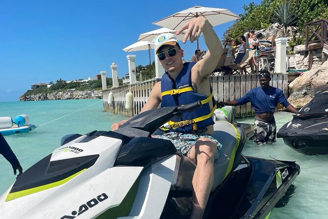Jet Ski Tour or Jet Ski Rental in Providenciales - Cliff jumping is the high-energy extra