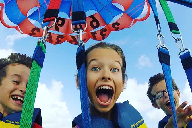 Key to the Sea Parasailing- Birds Eye View of the Best Beach in the world - A simple boat trip with a clear focus