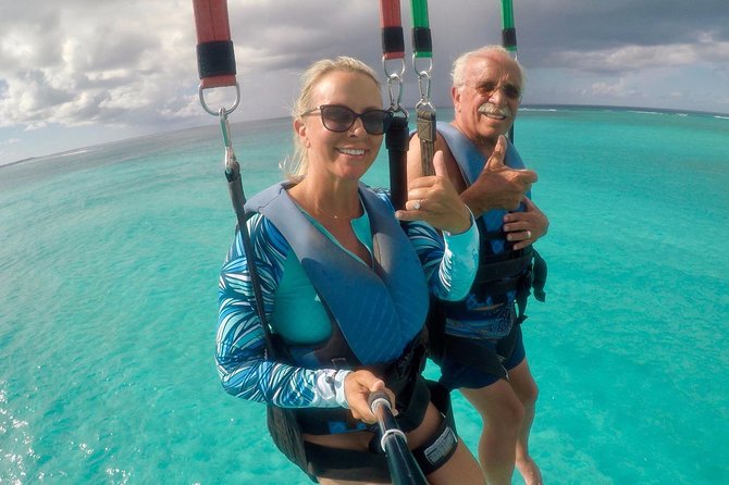 Key to the Sea Parasailing- Birds Eye View of the Best Beach in the world - Choosing a dry flight or a quick dip