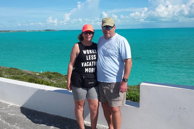N&G Providenciales Island Tours of Turks and Caicos - Long Bay Beach starts with open water and a breeze