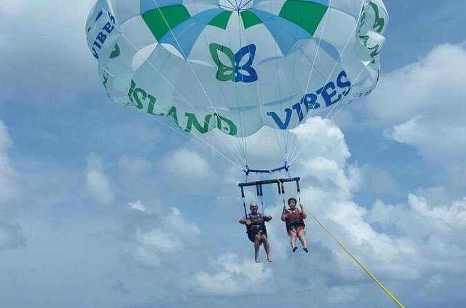 Private 4hr Parasail - Snorkel & Water-Sports Adventure, Turks and Caicos - Adding the Subwing Towable