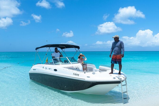 Private Grace Bay Boat Sunset Tour with Pickup - Leaving at 5:45 pm from Grace Bay or Turtle Cove