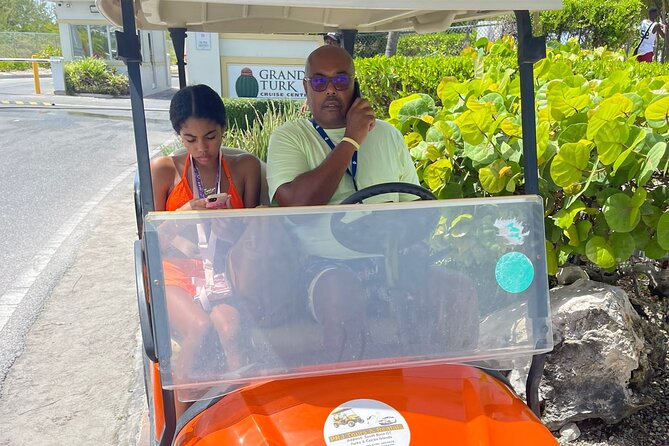 PRJ Golf cart rental in Grand Turk - Walking from the cruise ship to pickup