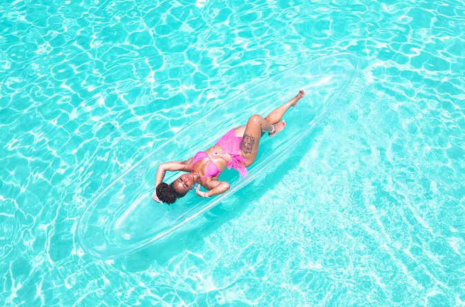 Singles Lite Clear Kayak Photoshoot Grand Turk Island - The water and the finished images