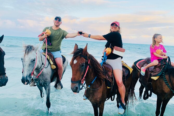 Sunset Horse Ride Experience - Entering the shallow water