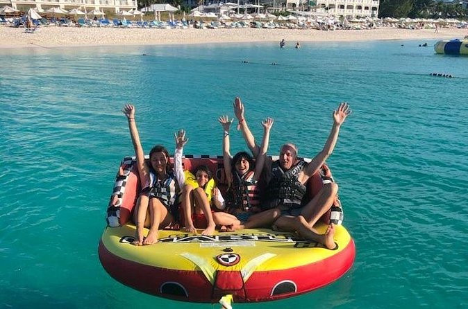 Tubing Watersport Adventure Ride Grace Bay Turks and Caicos - Grace Bay views without a long boat trip
