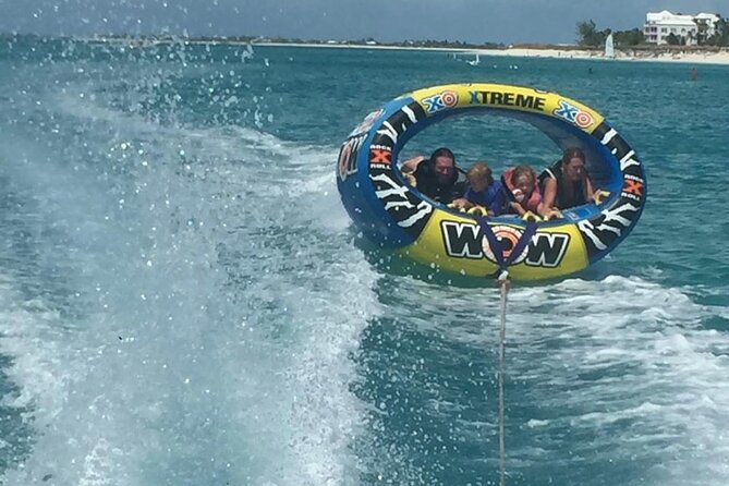 Wow Extreme Tube on Gracebay Beach Turks and Caicos Islands - Photos and videos make the ride easier to remember